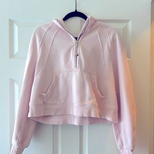 Lululemon scuba quarter zip- PINK